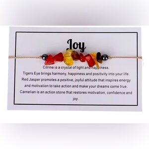 MULTICOLOR GEMSTONE POSITIVITY BRACELET